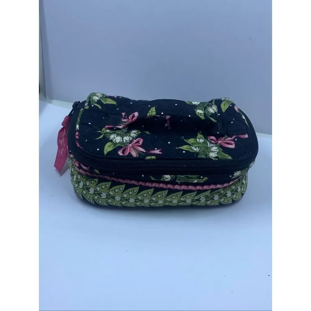 Vera Bradley New Hope Jewelry Case Travel Organizer Retired Pink Ribbon Vintage